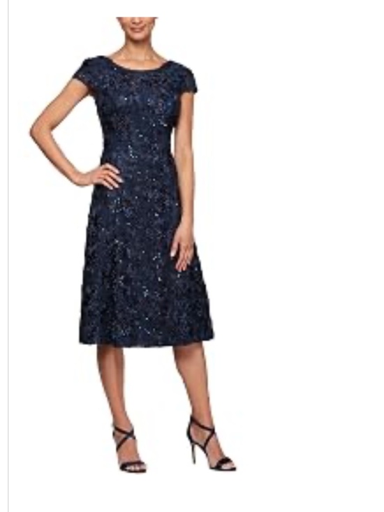 Alex Evenings Dresses & Skirts - Alex evenings size 10 navy dress